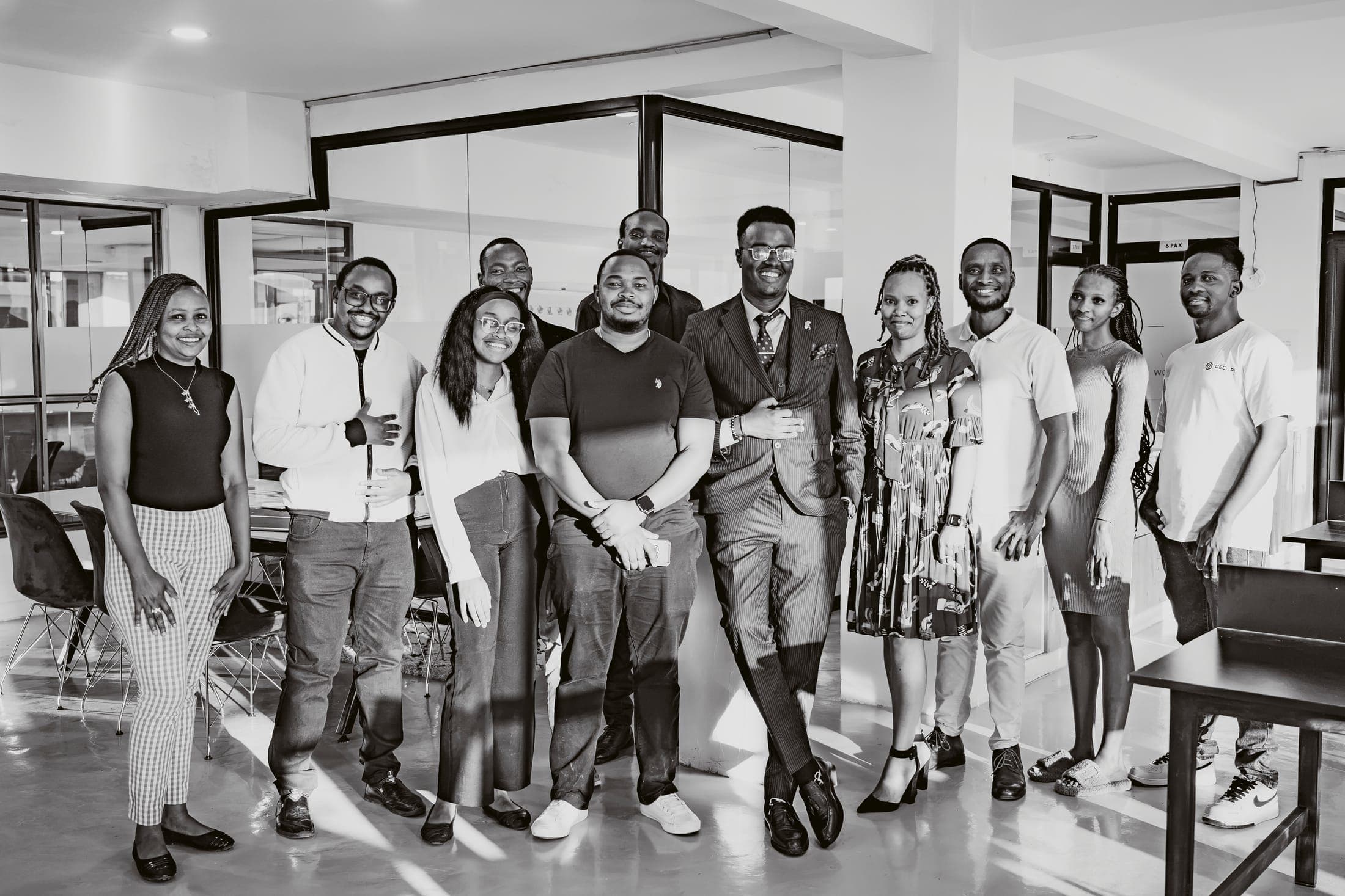 The DECAPI team, monochrome